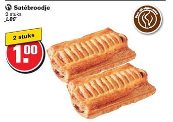 Aanbiedingen Satébroodje - Huismerk - Hoogvliet - Geldig van 30/07/2014 tot 05/08/2014 bij Hoogvliet