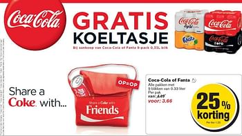 Aanbiedingen Coca-cola of fanta - Fanta - Geldig van 30/07/2014 tot 05/08/2014 bij Hoogvliet