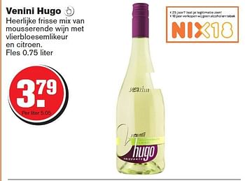 Aanbiedingen Venini hugo - Witte wijnen - Geldig van 30/07/2014 tot 05/08/2014 bij Hoogvliet