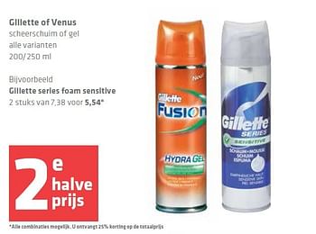 Aanbiedingen Gillette of venus - Gillette - Geldig van 31/07/2014 tot 06/08/2014 bij Spar