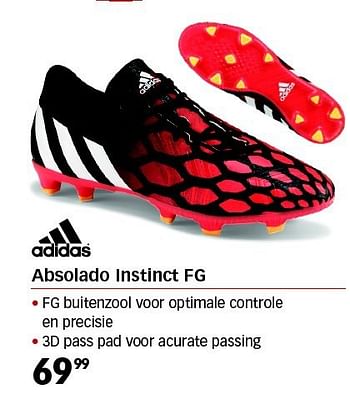 Aanbiedingen Absolado instinct fg - Adidas - Geldig van 01/08/2014 tot 24/08/2014 bij Sport 2000