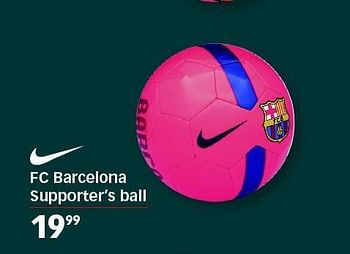 Aanbiedingen Fc barcelona supporter`s ball - NIKE - Geldig van 01/08/2014 tot 24/08/2014 bij Sport 2000
