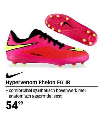 Aanbiedingen Hypervenom phelon fg jr - NIKE - Geldig van 01/08/2014 tot 24/08/2014 bij Sport 2000