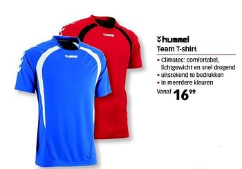 Aanbiedingen Team t-shirt - Hummel - Geldig van 01/08/2014 tot 24/08/2014 bij Sport 2000