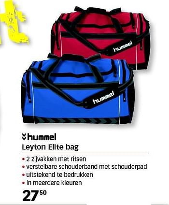 Aanbiedingen Leyton elite bag - Hummel - Geldig van 01/08/2014 tot 24/08/2014 bij Sport 2000