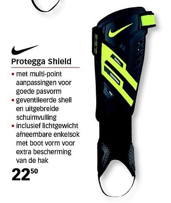 Aanbiedingen Protegga shield - NIKE - Geldig van 01/08/2014 tot 24/08/2014 bij Sport 2000