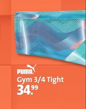 Aanbiedingen Gym 3-4 tight - Puma - Geldig van 01/08/2014 tot 31/08/2014 bij Perry Sport