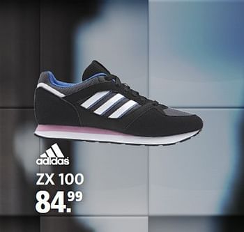 Aanbiedingen Zx 100 - Adidas - Geldig van 01/08/2014 tot 31/08/2014 bij Perry Sport