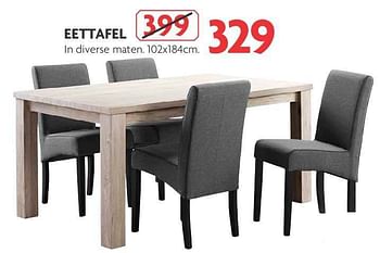 Aanbiedingen Eettafel - Huismerk - Profijt Meubelen - Geldig van 01/08/2014 tot 31/08/2014 bij Profijt Meubel