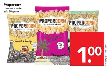 Aanbiedingen Propercorn - Huismerk deen supermarkt - Geldig van 03/08/2014 tot 09/08/2014 bij Deen Supermarkten