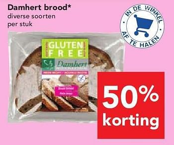 Aanbiedingen Damhert brood - Damhert - Geldig van 03/08/2014 tot 09/08/2014 bij Deen Supermarkten