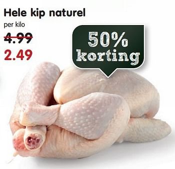 Aanbiedingen Hele kip naturel - Huismerk - Em-té - Geldig van 03/08/2014 tot 09/08/2014 bij Em-té