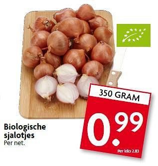 Aanbiedingen Biologische sjalotjes - Huismerk - Deka Markt - Geldig van 03/08/2014 tot 09/08/2014 bij Deka Markt