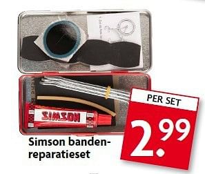 Aanbiedingen Simson bandenreparatieset - Huismerk - Deka Markt - Geldig van 03/08/2014 tot 09/08/2014 bij Deka Markt