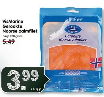 Aanbiedingen Vismarine gerookte noorse zalmfilet - Vismarine - Geldig van 03/08/2014 tot 09/08/2014 bij Em-té