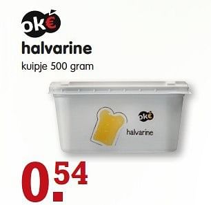 Aanbiedingen Halvarine - Oké - Geldig van 03/08/2014 tot 09/08/2014 bij Em-té