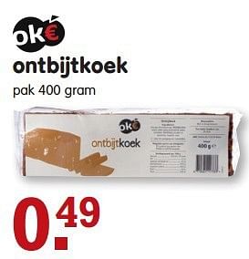 Aanbiedingen Ontbijtkoek - Oké - Geldig van 03/08/2014 tot 09/08/2014 bij Em-té