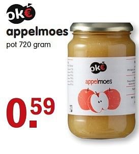 Aanbiedingen Appelmoes - Oké - Geldig van 03/08/2014 tot 09/08/2014 bij Em-té