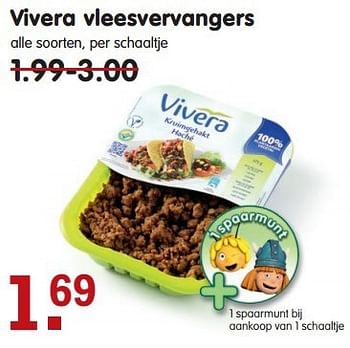 Aanbiedingen Vivera vleesvervangers - Vivera - Geldig van 03/08/2014 tot 09/08/2014 bij Em-té