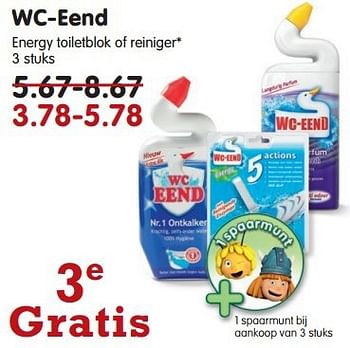 Aanbiedingen Wc-eend - WC Eend - Geldig van 03/08/2014 tot 09/08/2014 bij Em-té