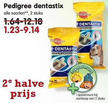 Aanbiedingen Pedigree dentastix - Pedigree - Geldig van 03/08/2014 tot 09/08/2014 bij Em-té