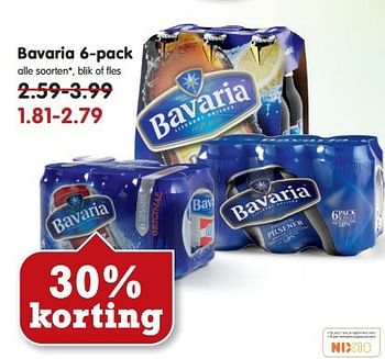Aanbiedingen Bavaria 6-pack - Bavaria - Geldig van 03/08/2014 tot 09/08/2014 bij Em-té