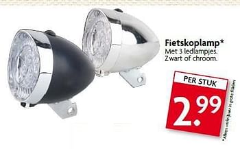 Aanbiedingen Fietskoplamp - Huismerk - Deka Markt - Geldig van 03/08/2014 tot 09/08/2014 bij Deka Markt