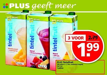 Aanbiedingen Plus tintelfruit - Huismerk - Plus - Geldig van 03/08/2014 tot 09/08/2014 bij Plus