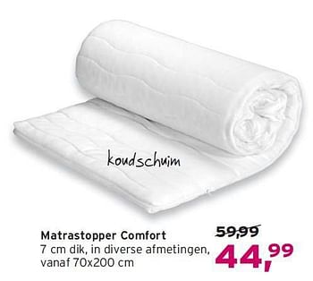 Aanbiedingen Matrastopper comfort - Huismerk - Leen Bakker - Geldig van 03/08/2014 tot 16/08/2014 bij Leen Bakker