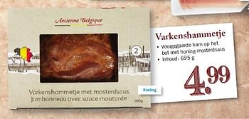 Aanbiedingen Varkenshammetje - Ancienne Belgique - Geldig van 04/08/2014 tot 09/08/2014 bij Lidl