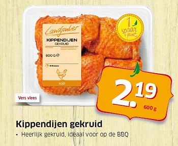 Aanbiedingen Kippendijen gekruid - Landjonker - Geldig van 04/08/2014 tot 09/08/2014 bij Lidl