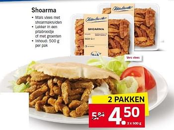 Aanbiedingen Shoarma - Oldenlander - Geldig van 04/08/2014 tot 06/08/2014 bij Lidl