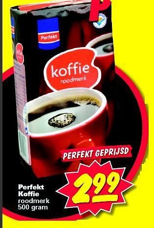 Aanbiedingen Perfekt koffie roodmerk - Perfekt - Geldig van 04/08/2014 tot 10/08/2014 bij Nettorama