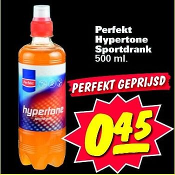 Aanbiedingen Perfekt hypertone sportdrank - Perfekt - Geldig van 04/08/2014 tot 10/08/2014 bij Nettorama
