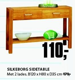 Aanbiedingen Silkeborg sidetable - Huismerk - Jysk - Geldig van 04/08/2014 tot 17/08/2014 bij Jysk