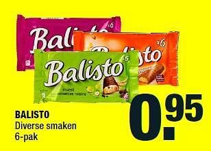 Aanbiedingen Balisto - Balisto - Geldig van 04/08/2014 tot 17/08/2014 bij Big Bazar
