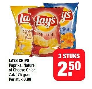 Aanbiedingen Lays chips - Lay's - Geldig van 04/08/2014 tot 17/08/2014 bij Big Bazar