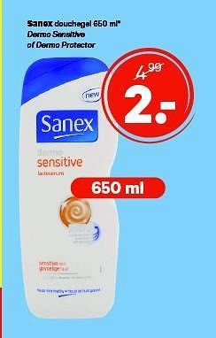 Aanbiedingen Sanex douchegel - Sanex - Geldig van 04/08/2014 tot 17/08/2014 bij Etos