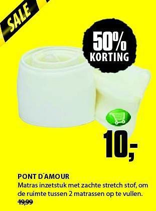 Aanbiedingen Pont d´amour - Huismerk - Jysk - Geldig van 04/08/2014 tot 17/08/2014 bij Jysk