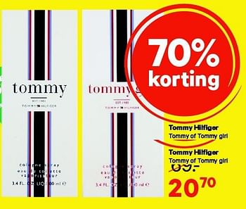 Aanbiedingen Tommy of tommy girl eau de toilette - Tommy - Geldig van 04/08/2014 tot 17/08/2014 bij Etos