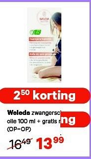 Aanbiedingen Weleda zwangerschapsolie - Weleda - Geldig van 04/08/2014 tot 17/08/2014 bij Etos