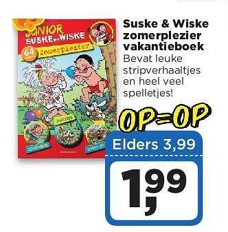 Aanbiedingen Suske + wiske zomerplezier vakantieboek - Huismerk - Dirx Drogisterijen - Geldig van 05/08/2014 tot 11/08/2014 bij Dirx Drogisterijen