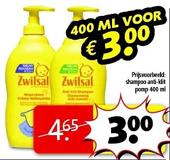 Aanbiedingen Shampoo anti-klit - Zwitsal - Geldig van 05/08/2014 tot 17/08/2014 bij Kruidvat
