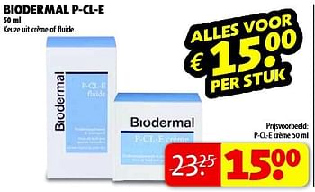 Aanbiedingen P-cl-e crème - Biodermal - Geldig van 05/08/2014 tot 17/08/2014 bij Kruidvat