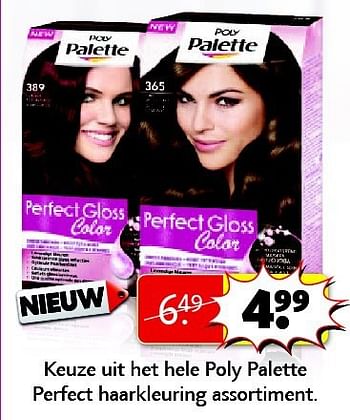 Aanbiedingen Poly palette perfect haarkleuring assortiment - Poly palette - Geldig van 05/08/2014 tot 17/08/2014 bij Kruidvat