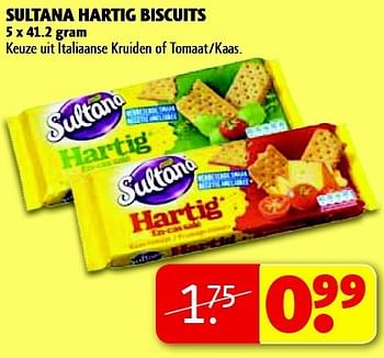 Aanbiedingen Sultana hartig biscuits - Sultana - Geldig van 05/08/2014 tot 17/08/2014 bij Kruidvat