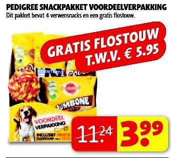 Aanbiedingen Pedigree snackpakket voordeelverpakking - Pedigree - Geldig van 05/08/2014 tot 17/08/2014 bij Kruidvat