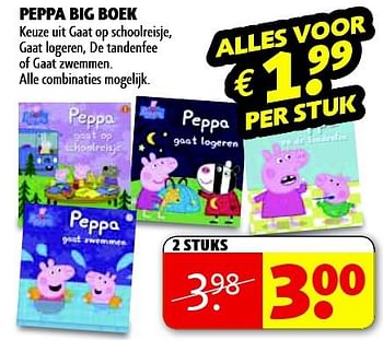 Aanbiedingen Peppa big boek - Peppa  Pig - Geldig van 05/08/2014 tot 17/08/2014 bij Kruidvat