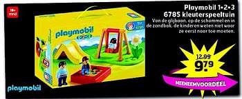 Aanbiedingen Playmobil 1 2 3 kleuterspeeltuin - Playmobil - Geldig van 05/08/2014 tot 17/08/2014 bij Trekpleister