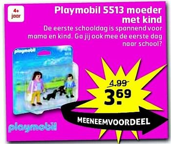 Aanbiedingen Playmobil moeder met kind - Playmobil - Geldig van 05/08/2014 tot 17/08/2014 bij Trekpleister